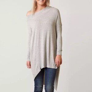 Free People Gray Asymmetrical Tunic